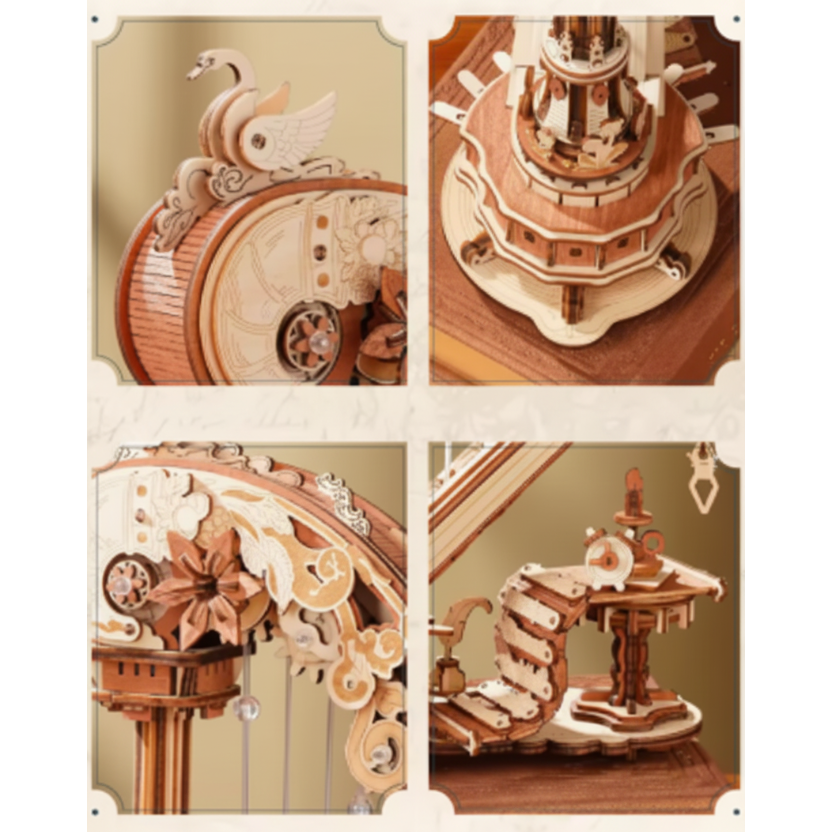 3D Holzpuzzle "Harfe"