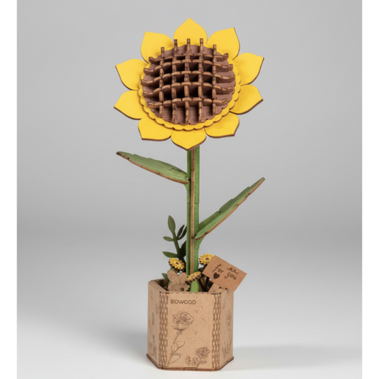 3D Holzpuzzle "Sonnenblume"