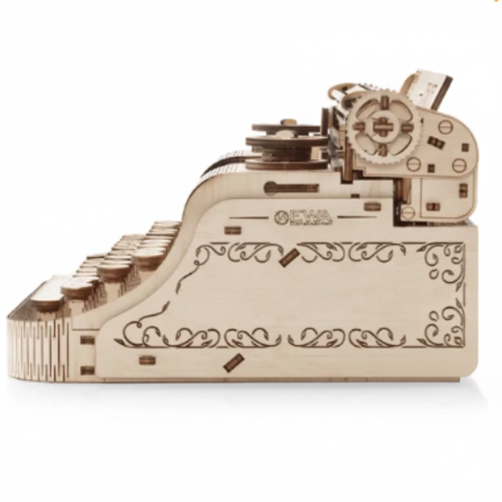 3D Holzpuzzle "Vintage Schreibmaschine"