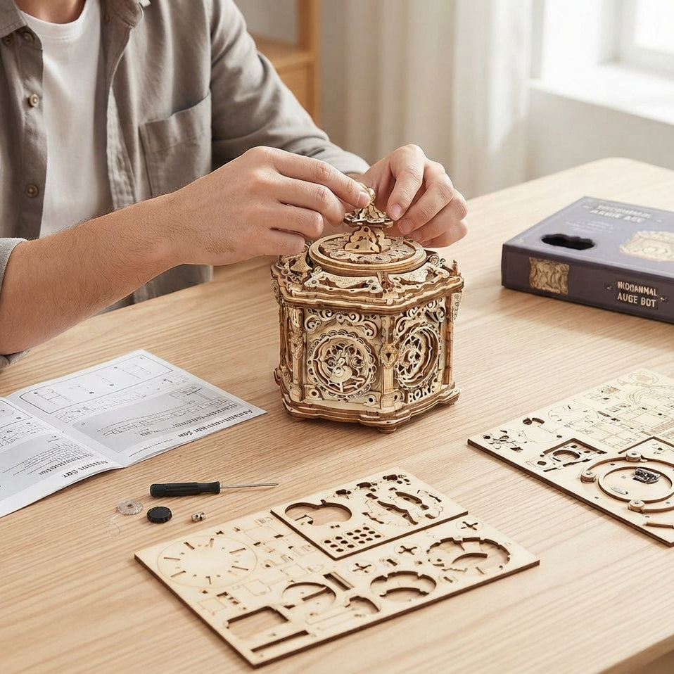 3D Holzpuzzle "Spieluhr"